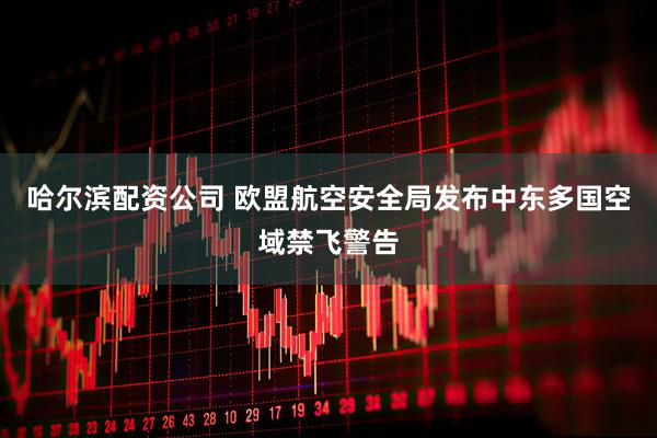 哈尔滨配资公司 欧盟航空安全局发布中东多国空域禁飞警告